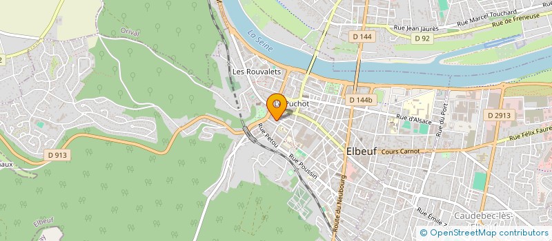 localisation de l'entreprise LE 53 à ELBEUF