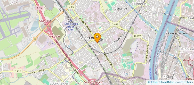 localisation de l'entreprise LE 53  SAINT-LOUIS