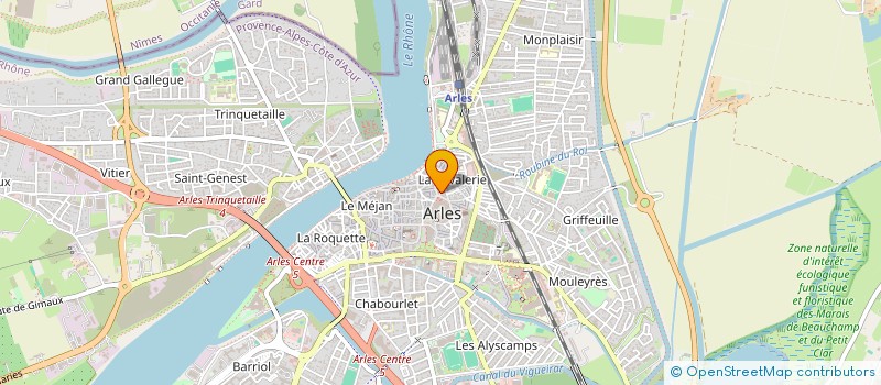 localisation de l'entreprise LE 53 VOLTAIRE à ARLES