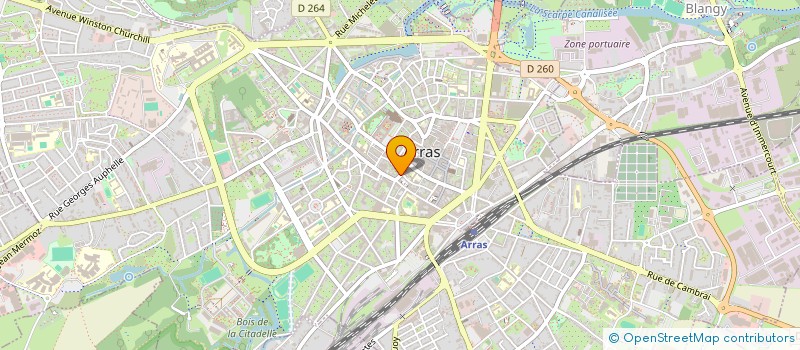 localisation de l'entreprise LE 54 à ARRAS