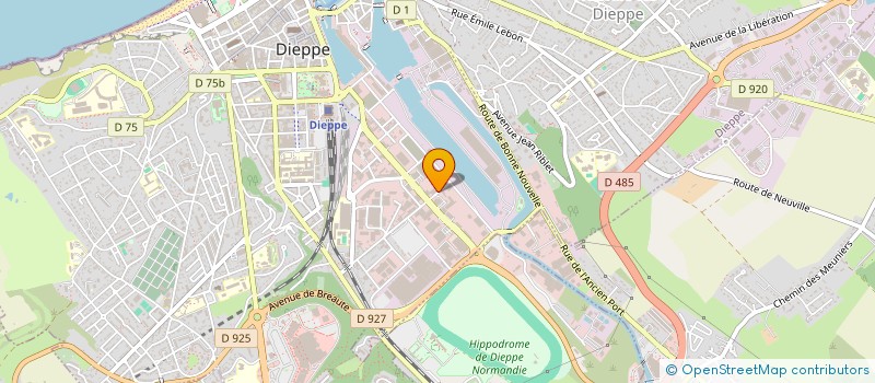 localisation de l'entreprise LE 55  DIEPPE