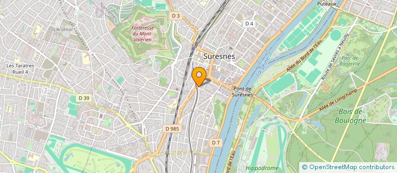 localisation de l'entreprise LE 55 à SURESNES