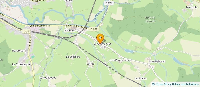 localisation de l'entreprise LE 55  HAUTEFOND