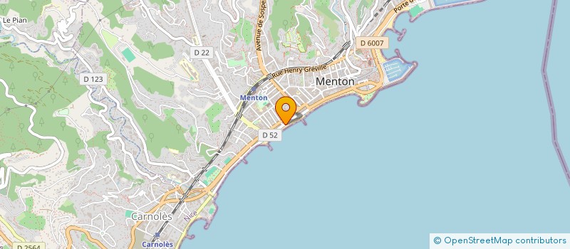 localisation de l'entreprise LE 58 à MENTON