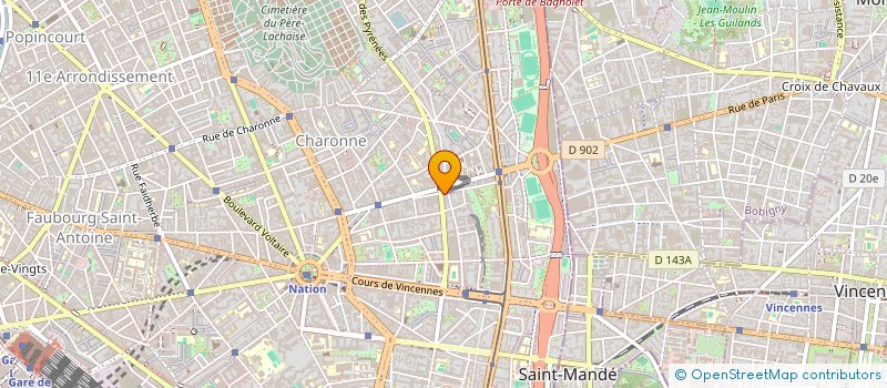 localisation de l'entreprise LE 58  PARIS