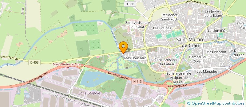 localisation de l'entreprise LE 5EME MONDE à SAINT-MARTIN-DE-CRAU
