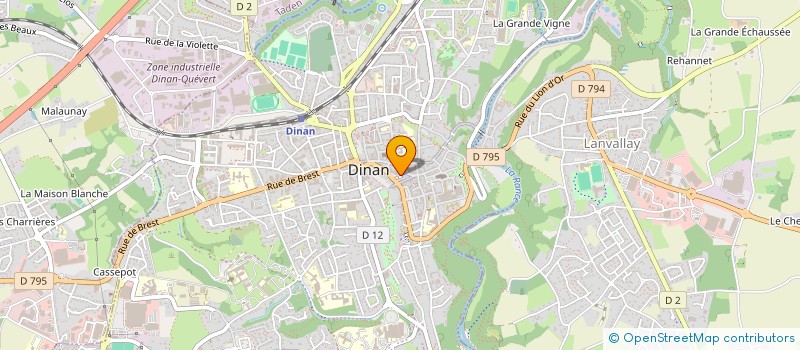 localisation de l'entreprise LE 6 - 20  DINAN