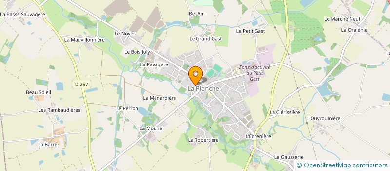 localisation de l'entreprise LE 6. à REMOUILLE