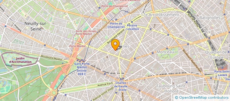 localisation de l'entreprise LE 6 FORMATIONS  PARIS 17