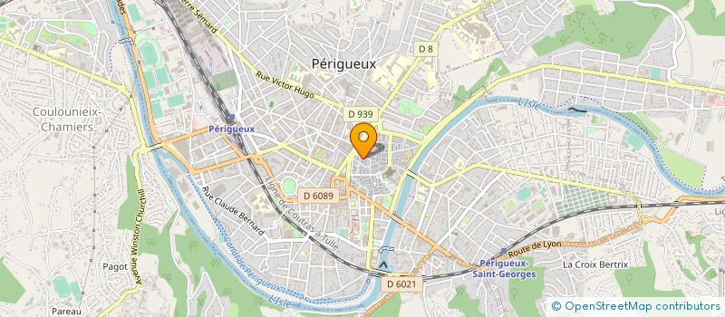 localisation de l'entreprise LE 6 IEME SENS à PERIGUEUX