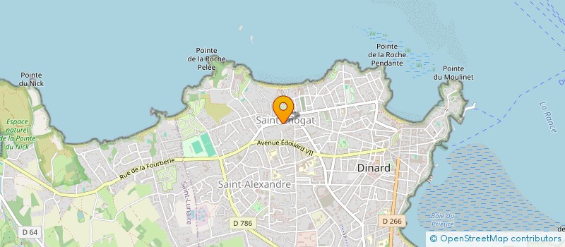 localisation de l'entreprise LE 6 ST LU  DINARD