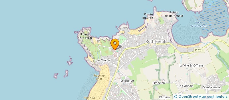 localisation de l'entreprise LE 601  SAINT-MALO