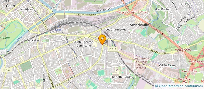 localisation de l'entreprise LE 62 à CAEN