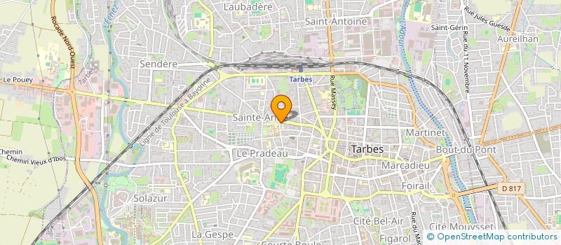 localisation de l'entreprise LE 67  TARBES