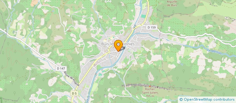 localisation de l'entreprise LE 67  BUIS-LES-BARONNIES