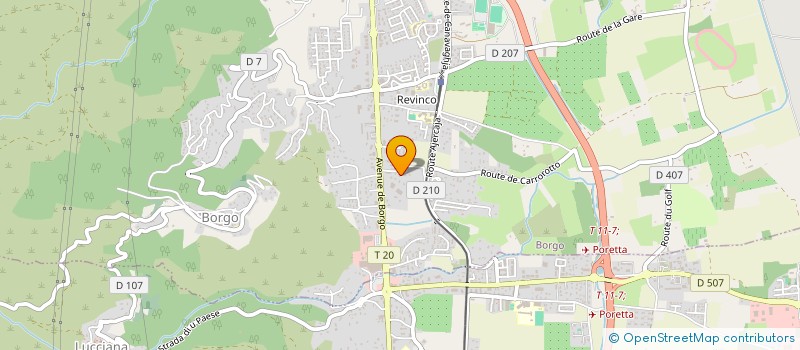 localisation de l'entreprise LE 6742 à BORGO