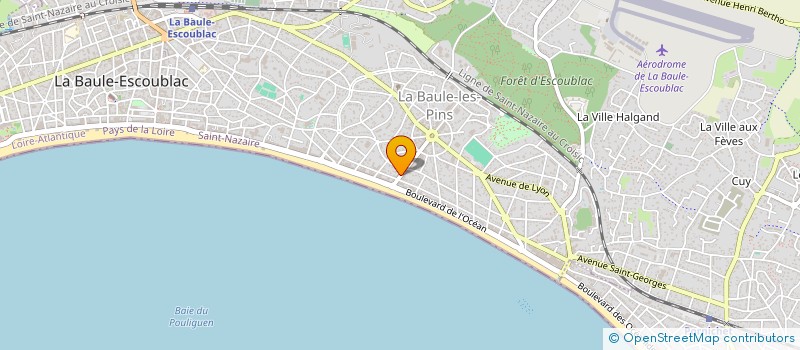 localisation de l'entreprise LE 7/10 ONGLERIE LA BAULE à LA BAULE-ESCOUBLAC