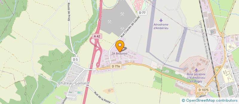 localisation de l'entreprise LE 7 CENT 5 à CHATEAU-GAILLARD