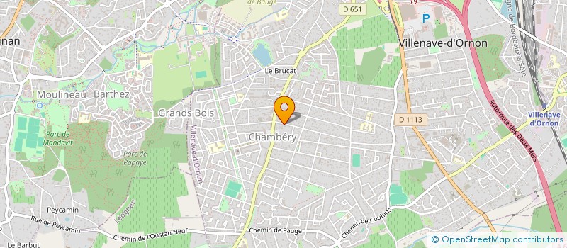 localisation de l'entreprise LE 7 D'ORNON  VILLENAVE-D'ORNON