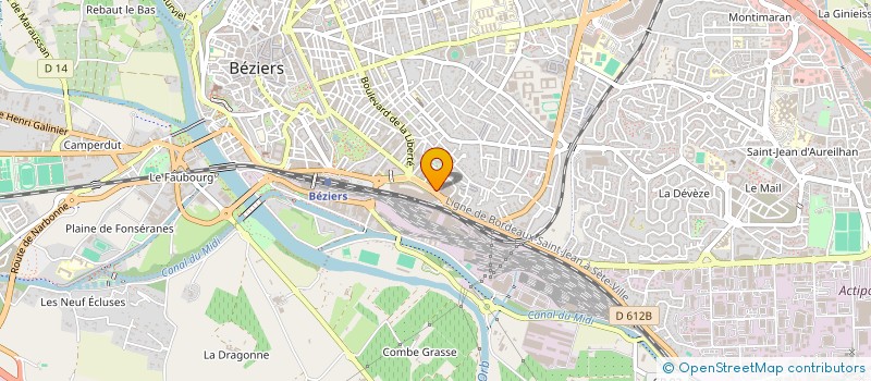 localisation de l'entreprise LE 70  BEZIERS