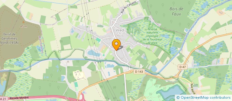 localisation de l'entreprise LE 703  VRED