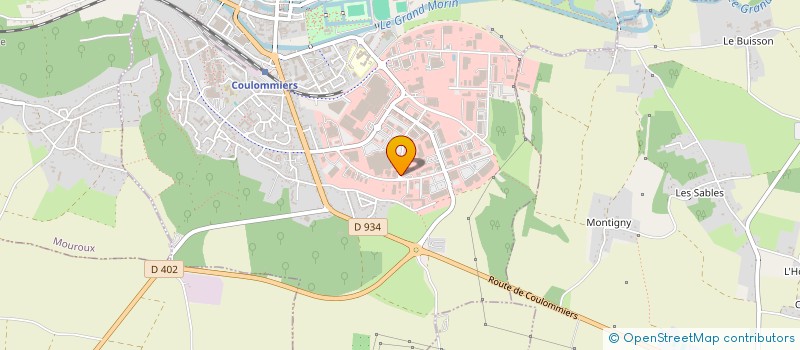 localisation de l'entreprise LE 75 à COULOMMIERS