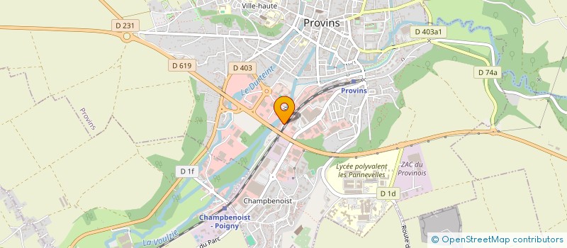 localisation de l'entreprise LE 77 à PROVINS