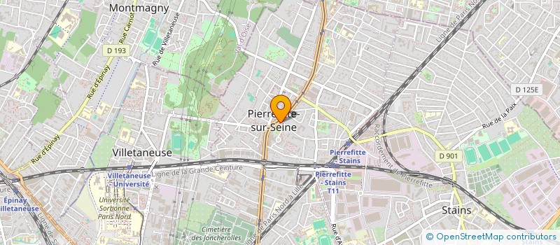 localisation de l'entreprise LE 786 à PIERREFITTE-SUR-SEINE