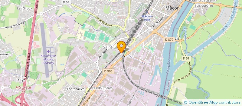 localisation de l'entreprise LE 789  MACON
