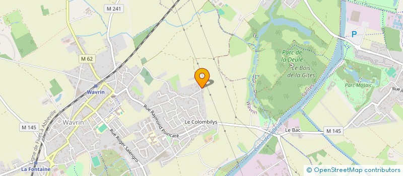 localisation de l'entreprise LE 79 RUE NATIONALE  WAVRIN