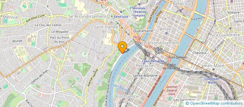 localisation de l'entreprise LE 7E SENS à LA MULATIERE