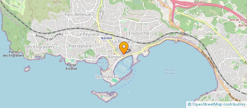 localisation de l'entreprise LE 8.27 à BANDOL
