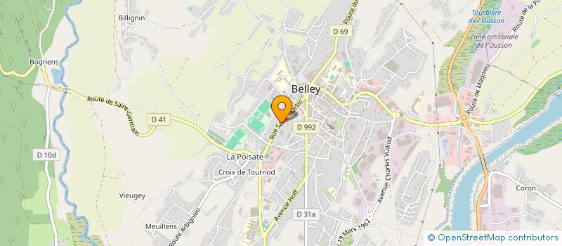 localisation de l'entreprise LE 8  BELLEY