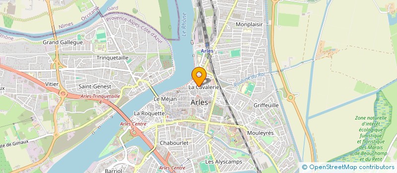 localisation de l'entreprise LE 8 COIFFURE à ARLES