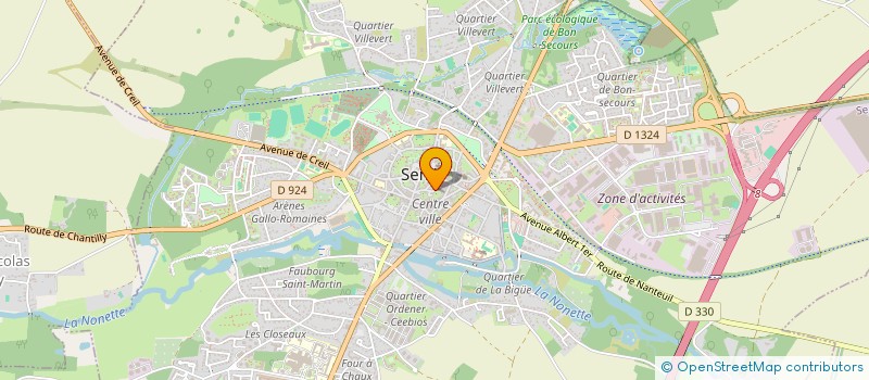 localisation de l'entreprise LE 8 NOVA  SENLIS