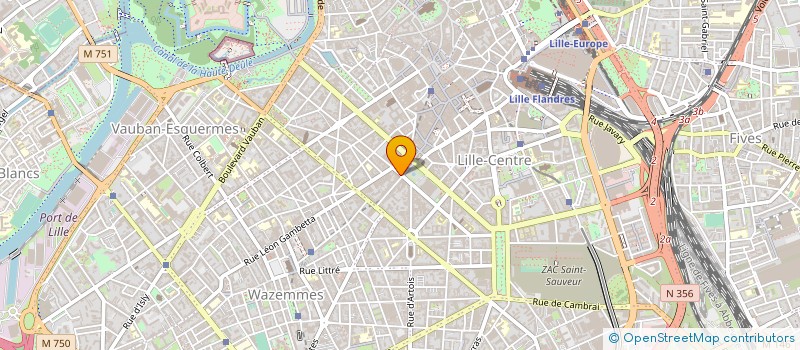 localisation de l'entreprise LE 8 RENVERSE à LILLE