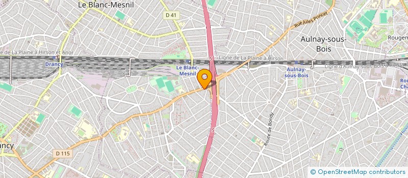 localisation de l'entreprise LE 808 à LE BLANC-MESNIL