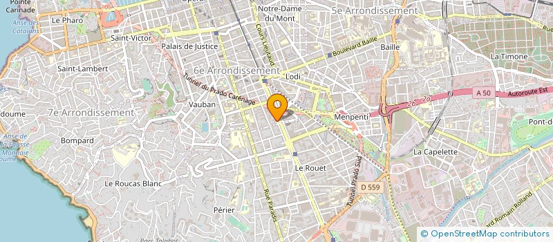 localisation de l'entreprise LE 82 à MARSEILLE
