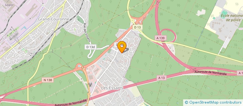 localisation de l'entreprise LE 85 DU ROUVRE  GRAND-COURONNE