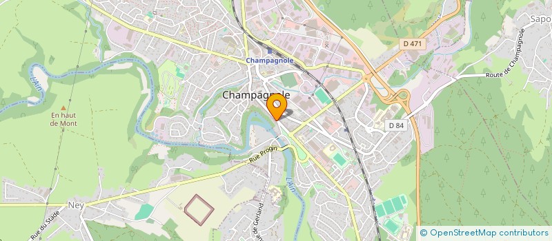 localisation de l'entreprise LE 88  CHAMPAGNOLE