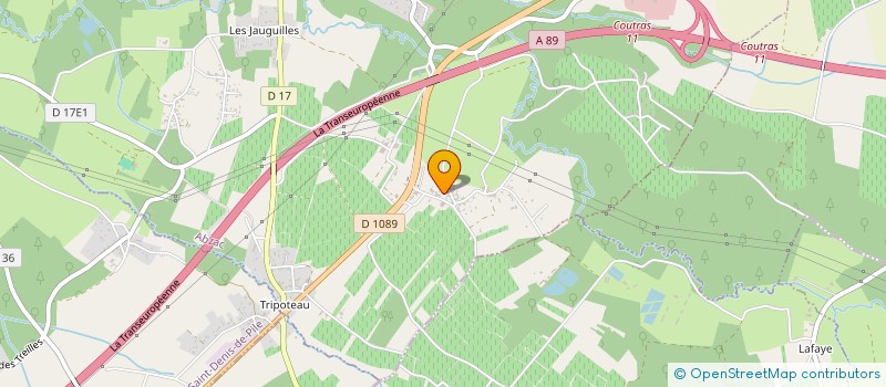 localisation de l'entreprise LE 89  ABZAC