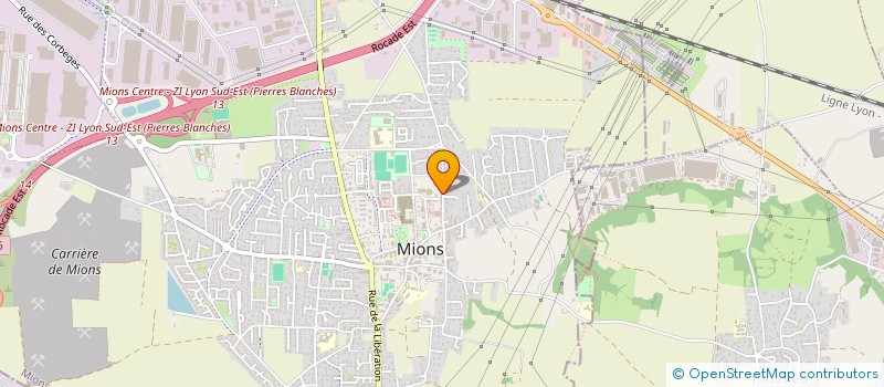 localisation de l'entreprise LE 89BIS  MIONS