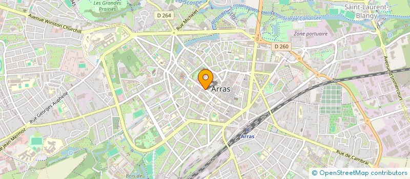 localisation de l'entreprise LE 8EME ART à ARRAS