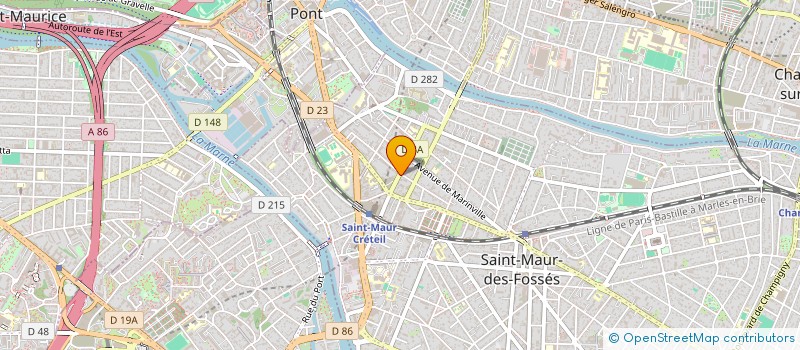 localisation de l'entreprise LE 9 PARC DE BELVEDERE à SAINT-MAUR-DES-FOSSES