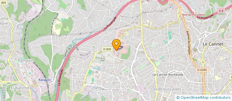 localisation de l'entreprise LE 9 SAUNA à LE CANNET