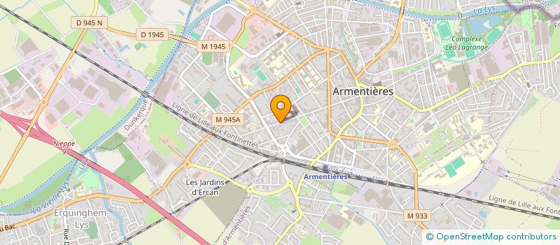 localisation de l'entreprise LE 90  ARMENTIERES