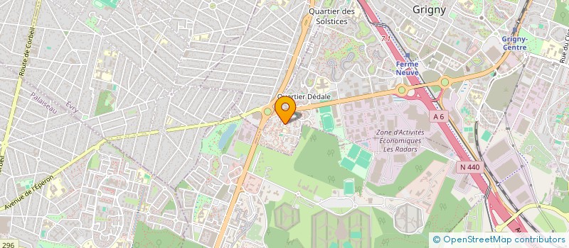localisation de l'entreprise LE 91 à GRIGNY