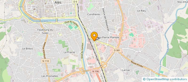 localisation de l'entreprise LE 913 à ALES
