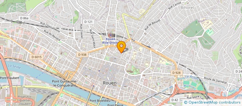 localisation de l'entreprise 'LE à ROUEN