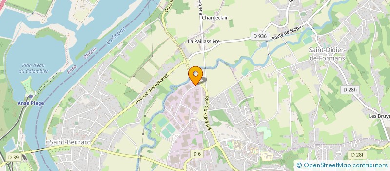 localisation de l'entreprise LE 96 - ESPACE PARTAGE à TREVOUX